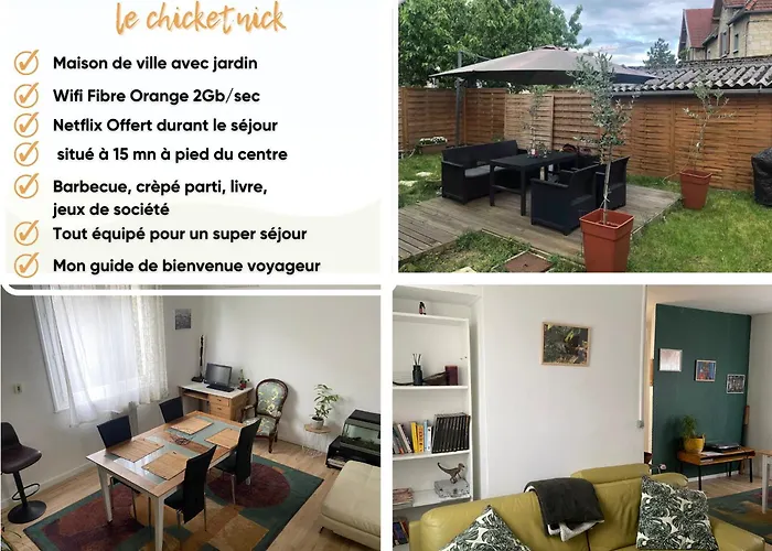 Chicethnik! Maison De Ville, 3 Chambres, 6 Places.