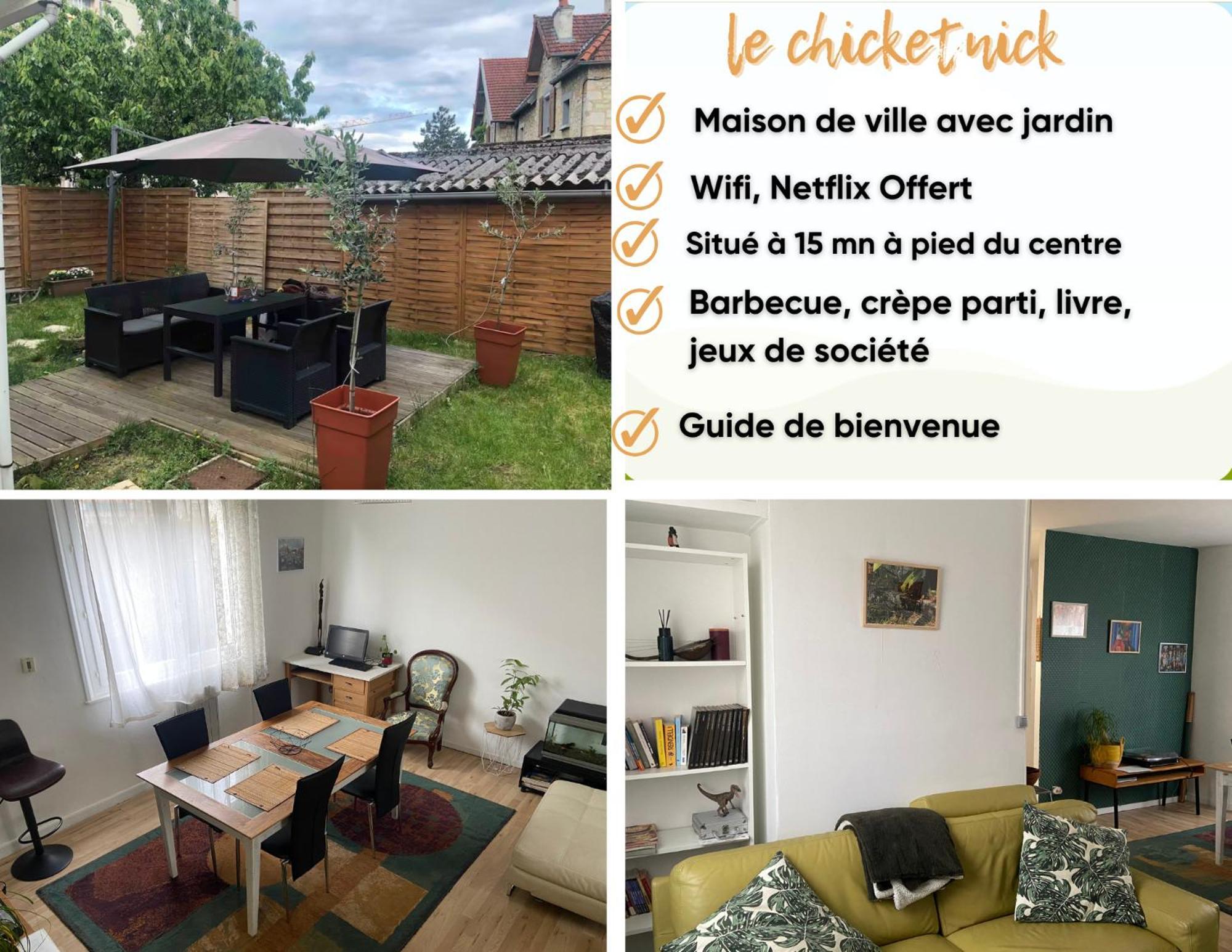 Chicethnik! Maison De Ville, 3 Chambres, 6 Places. Ferienhaus *