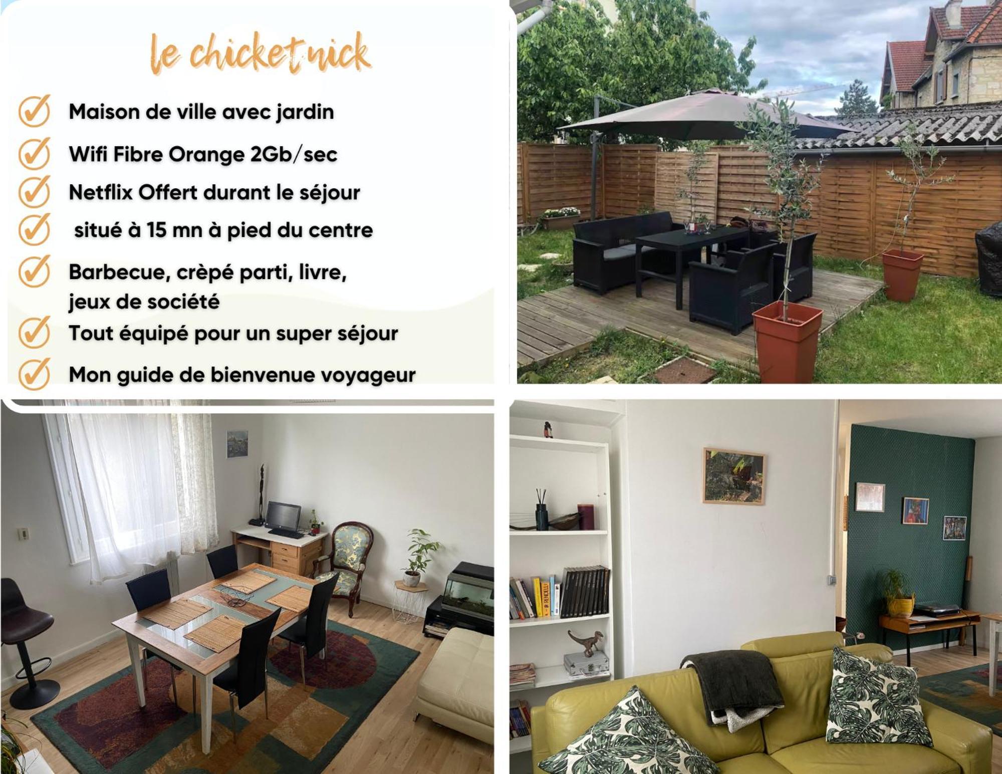 Chicethnik! Maison De Ville, 3 Chambres, 6 Places. *