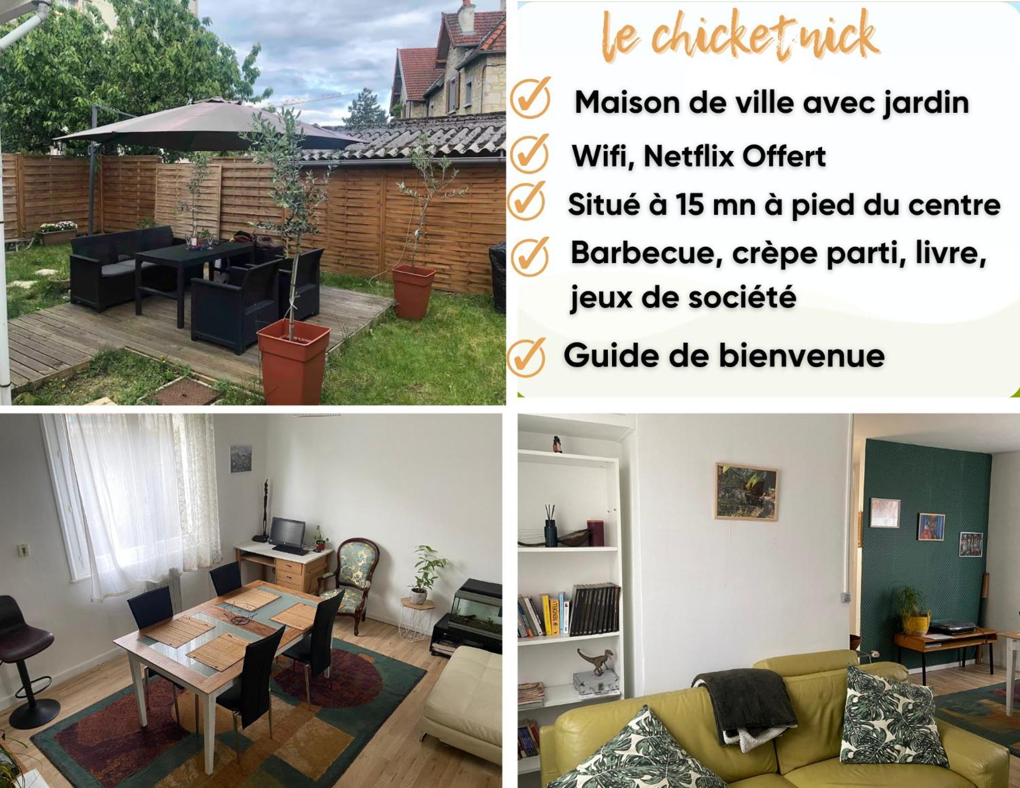 Chicethnik! Maison De Ville, 3 Chambres, 6 Places. Ferienhaus *