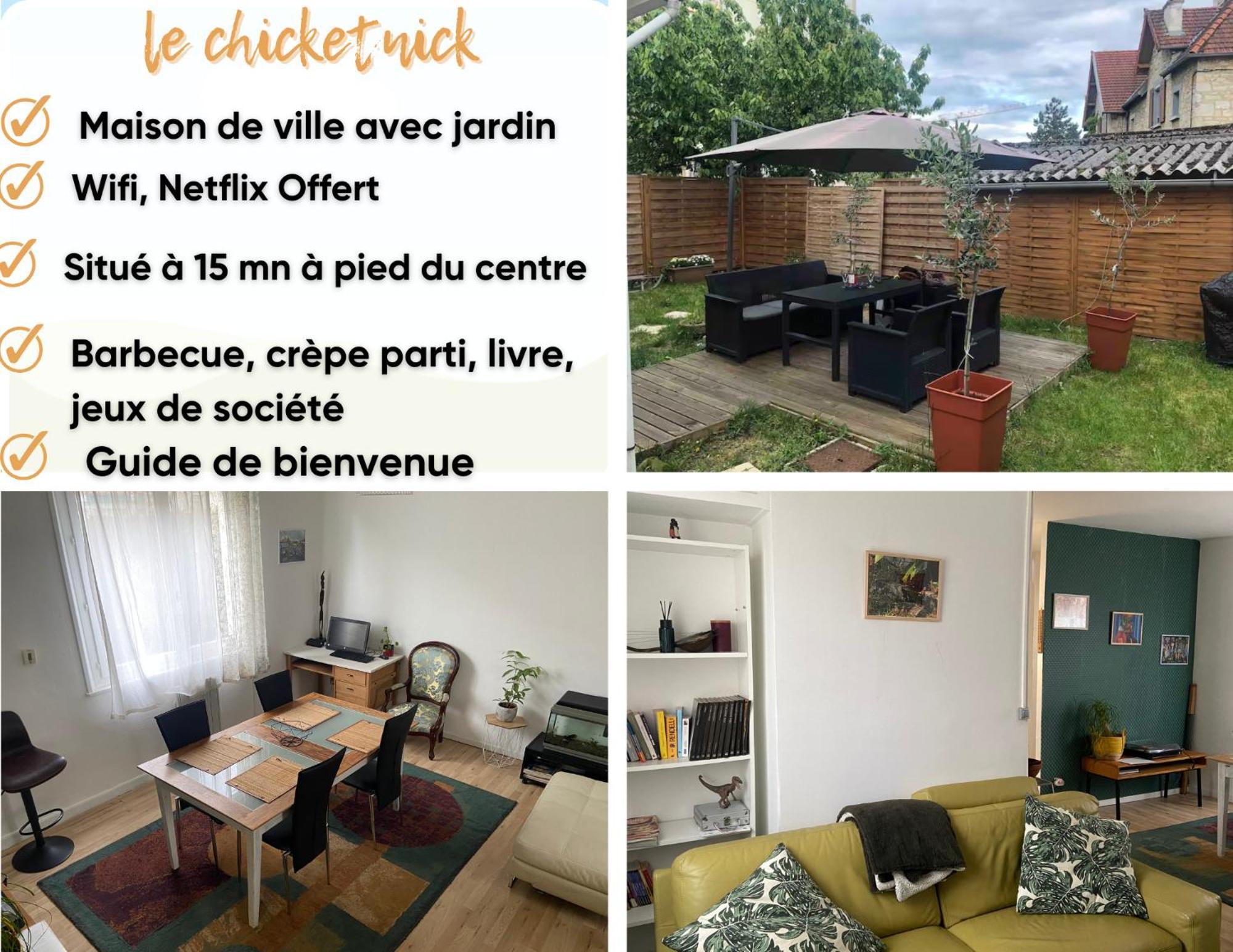 Chicethnik! Maison De Ville, 3 Chambres, 6 Places. Ferienhaus