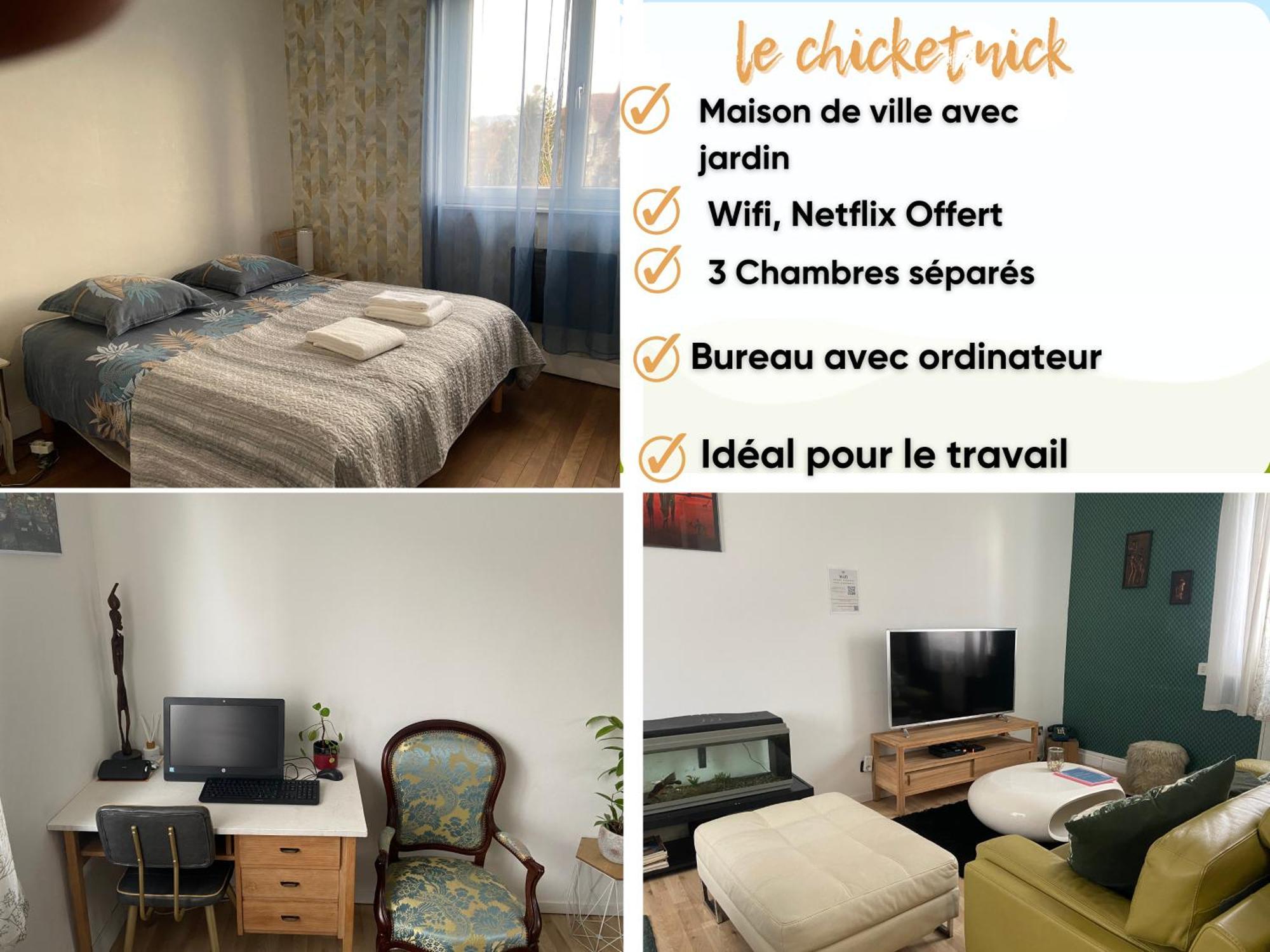 Chicethnik! Maison De Ville, 3 Chambres, 6 Places. Ferienhaus *